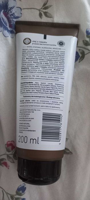 Onlybio balsam do ciala naturalny