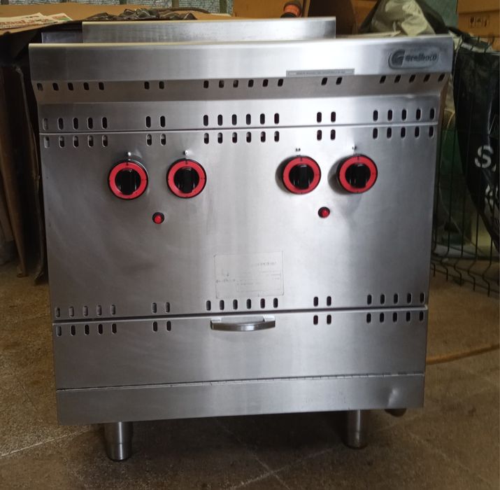 Grelhador industrial de alto rendimento a gás da marca Grelhaço