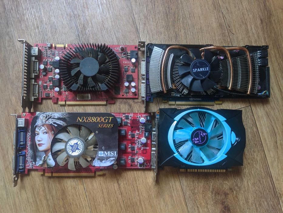 Видеокарты на запчасти или под восстановление
