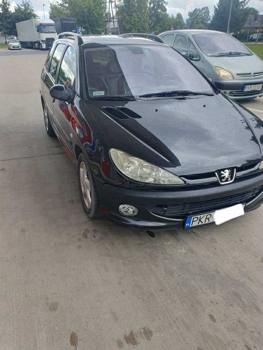 Peugeot 206 SW kombi 2.0 hdi 4,5l/100km, skóry, klima, alumy, sprawny
