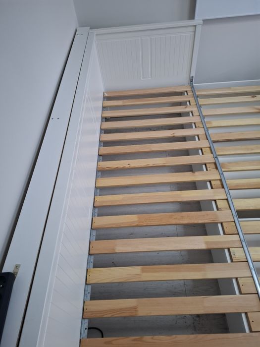 Łożko HEMNES IKEA rozkładane 160x200