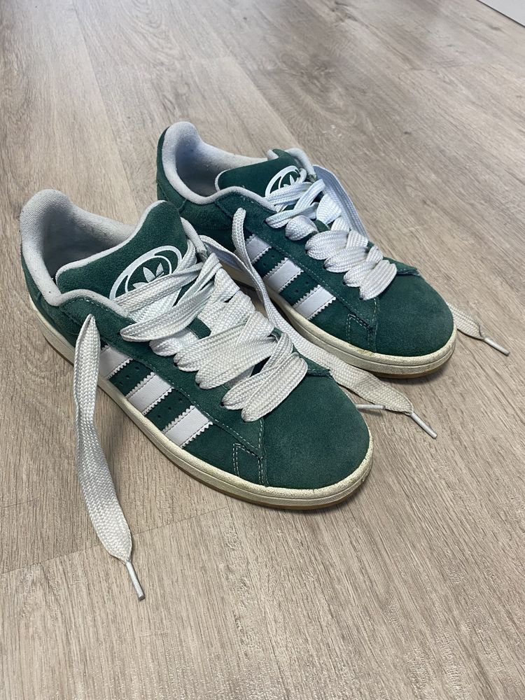 Adidas campus dark green sales