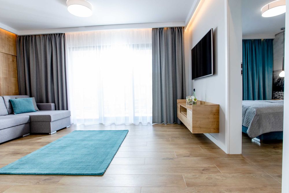 Apartament TURKUSOWY Gardenia Dziwnów z widokiem na morze 20m od plaży