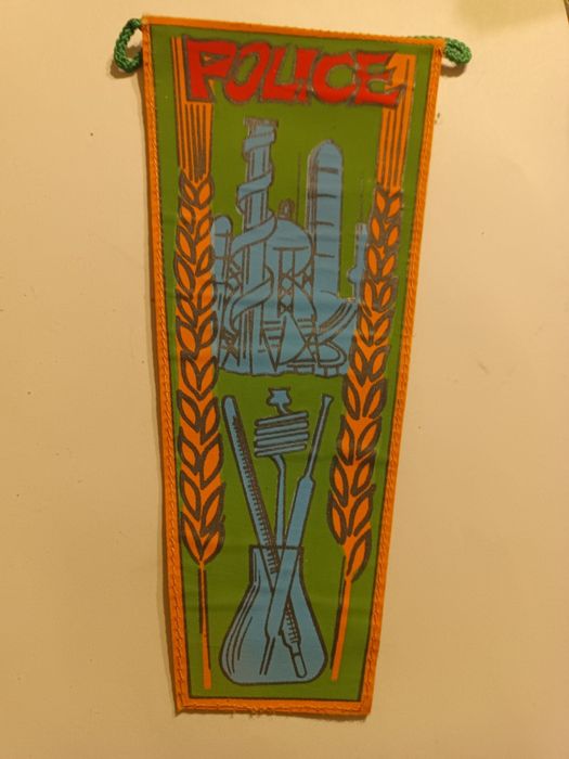 Unikatowy Proporczyk PTTK Police - Klub Kolarski "Sami Swoi" - PRL