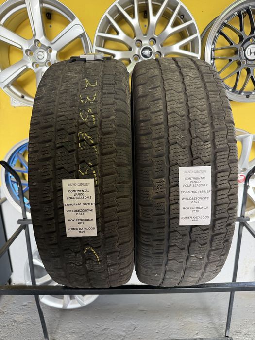 Opony całoroczne 225/65R16C 115/113R Continental Vanco Four Season 2 | 2019 | 2 sztuki