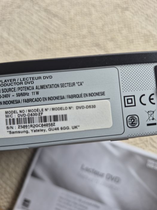 DVD Samsung D530