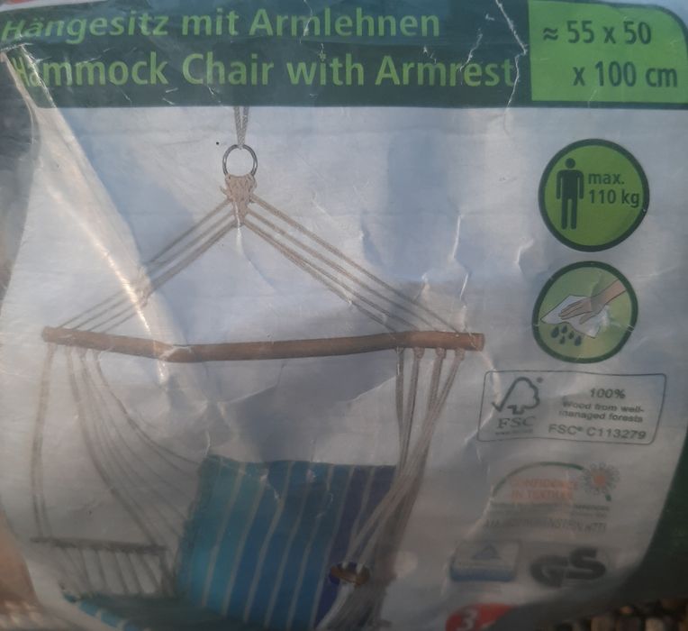 NOWA huśtawka drewniana jak hamak krzesło do bujania.