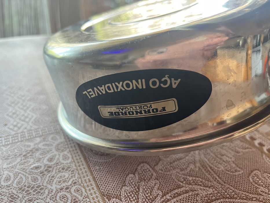 Marmita de inox puro nova