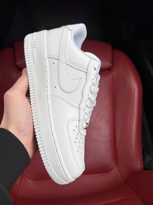 (ОПЛАТА ПІСЛЯ ОГЛЯДУ)Nike Air Force 1 Classic Premium White Найк Аір