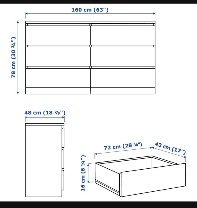 Comoda malm ikea