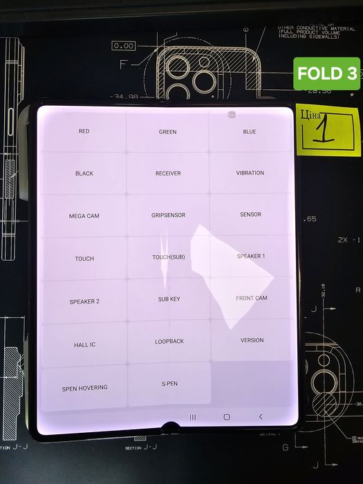 Дисплеї Samsung Galaxy Fold 3/4/5 з дефектами