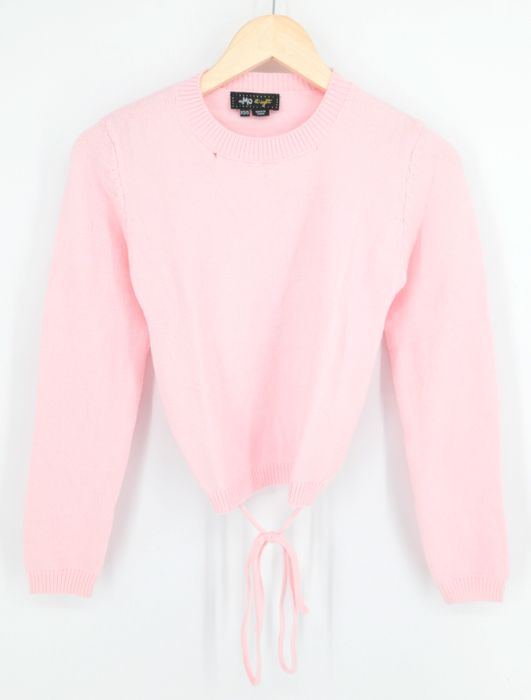 Sweter z odkrytymi plecami i wiązaniem myMo XS/S