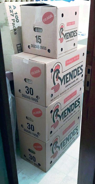 80 Caixas Bandejas de ovos para 30 ovos ( p produtores ovos galinha)