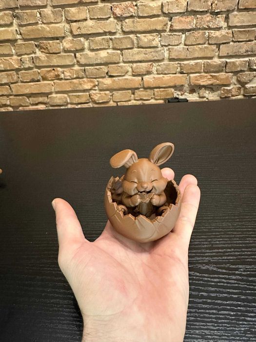 Króliczek w jajku 3D | Unikalna dekoracja wielkanocna