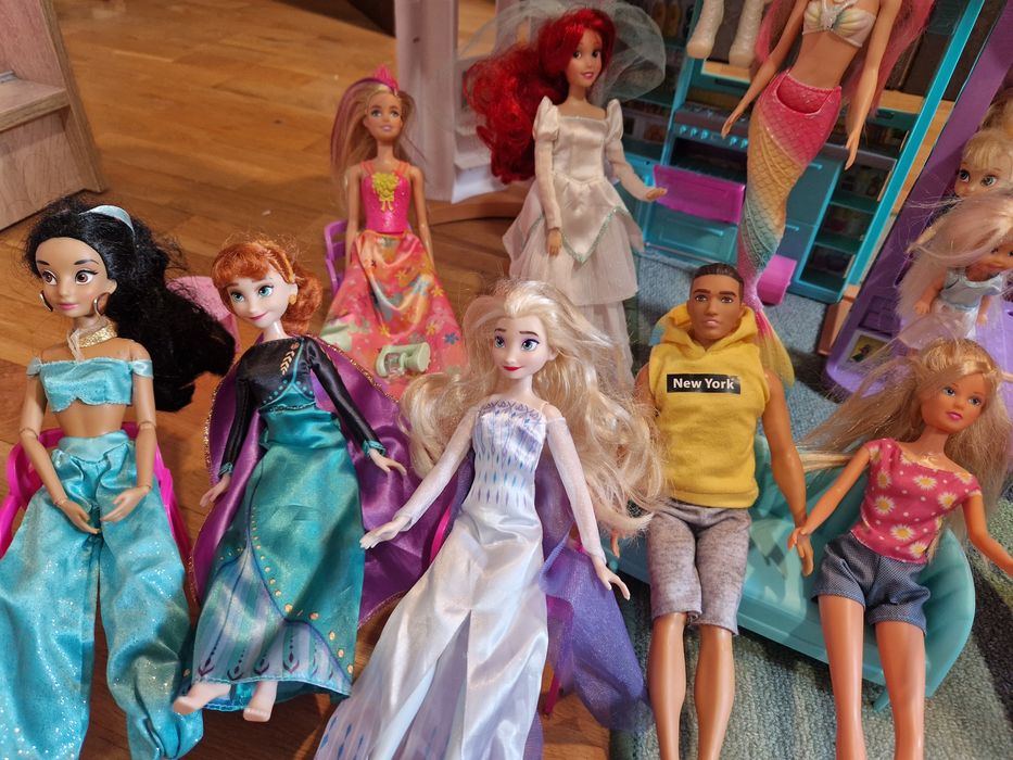 Lalka Barbie, Chelsea, Ever After High i inne