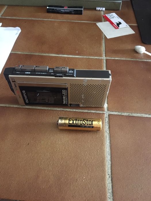 Micro gravador microcassette Olympus pearlcorder L200