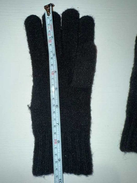 Rękawiczki czarne wełniane nowe U.S. Polo Assn.