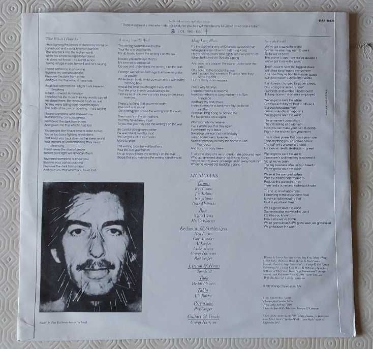 George Harrison Somewhere in England Vinil