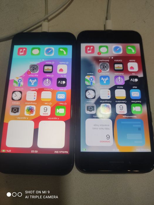 Lote 2 iPhones como novos