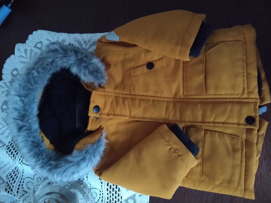 Parka ocieplana r.68