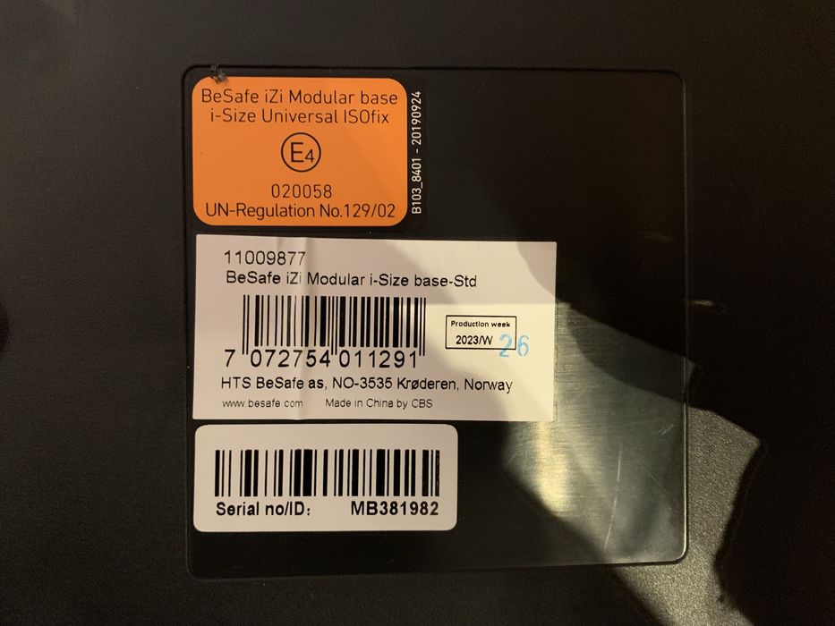 Base Isofix Modular i-Size da Besafe
