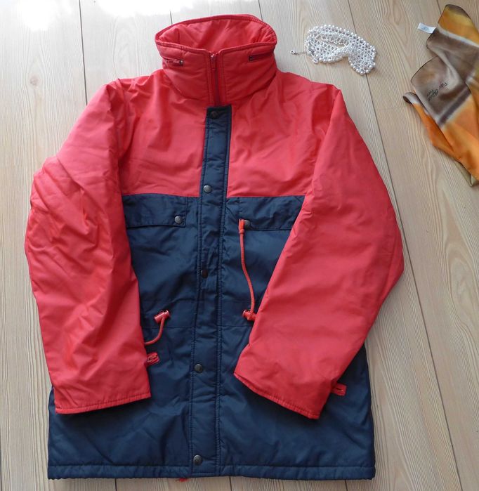 Autentyk VINTAGE kurtka parka PRL oldchool skandynawski design retro