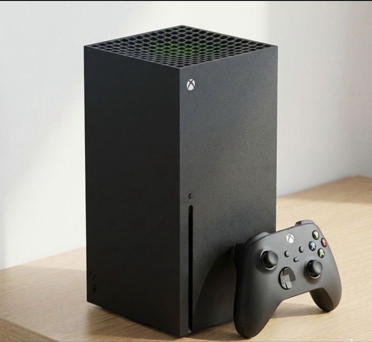 Xbox series x 1TB konsola pad kable wolfenstein