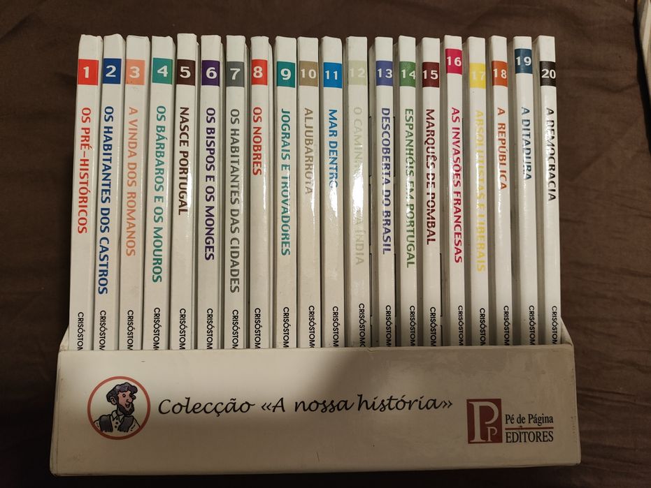 Coleção a nossa história pé de página editores 20 livros novos