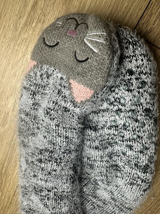 Mega cieple skarpety szare nowe 36-41