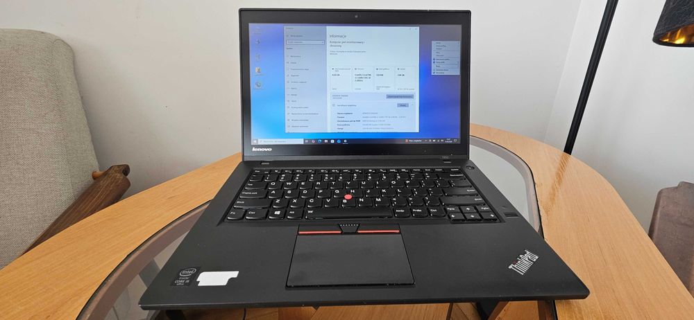 Lenovo T450S FULL - i5/8GB/256GB SSD/modem LTE/podświetlenie klawiatury/matryca dotykowa/nowe baterie na 12h pracy/stacja dokująca/2 zasilacze/Win10