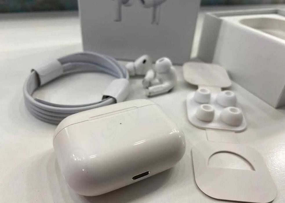 АирПодс Pro Беспроводные Наушники с шумоподавлением+чехол