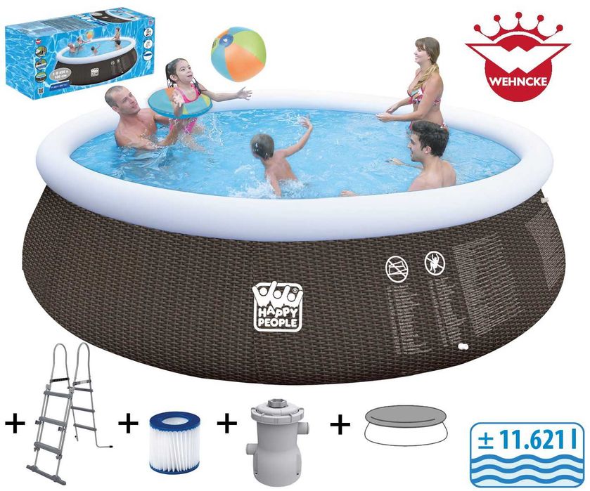 Великий басейн Happy People на 11,5 тис л, розмір: 4,5 на 1,06 м