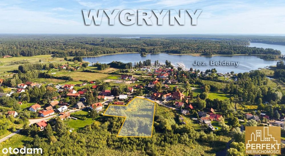 Wygryny, działka w centrum wsi pod zabudowę mieszkaniową i produkcyjną