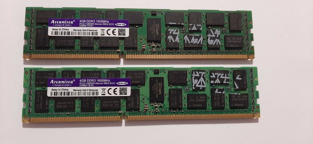Оперативна память 8gb 2×4.ddr3 серверна