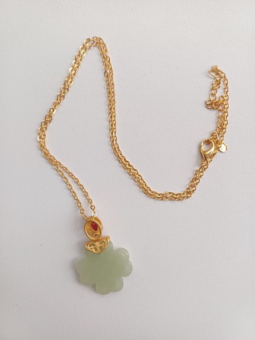 Colar de imitação de estilo clássico chinês, com nó chinês