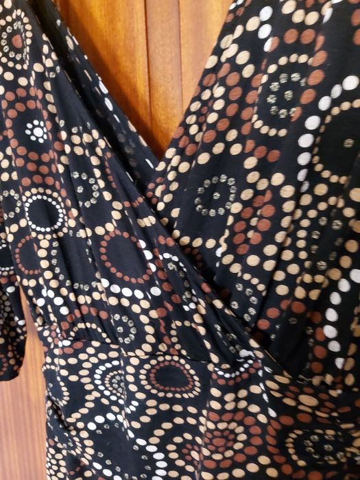 Vestido de manga a 3/4 da Mango tamanho S
