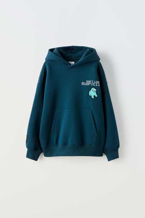 Утеплене худі кофта з капюшоном among us Zara