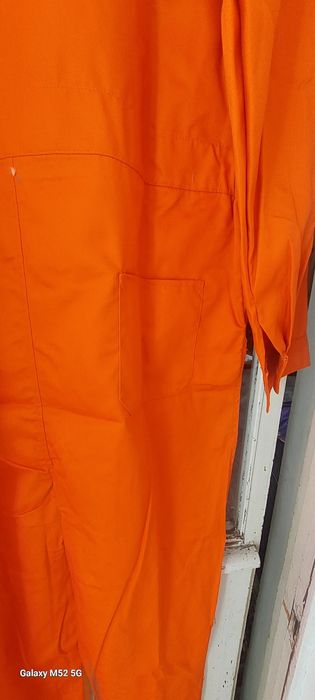 Комбинезон рабочий . Оранжевй .