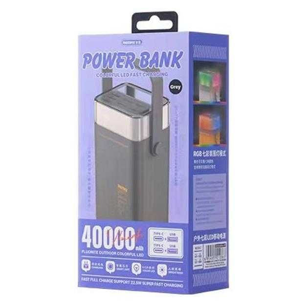 Павербанк Remax RPP-596 40000mAh 22.5W 2USB/2Type-C з швидкою зарядкою