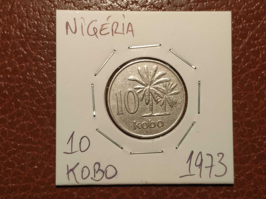 A88 1973 10 Kobo Coin (Plants) – Nigeria