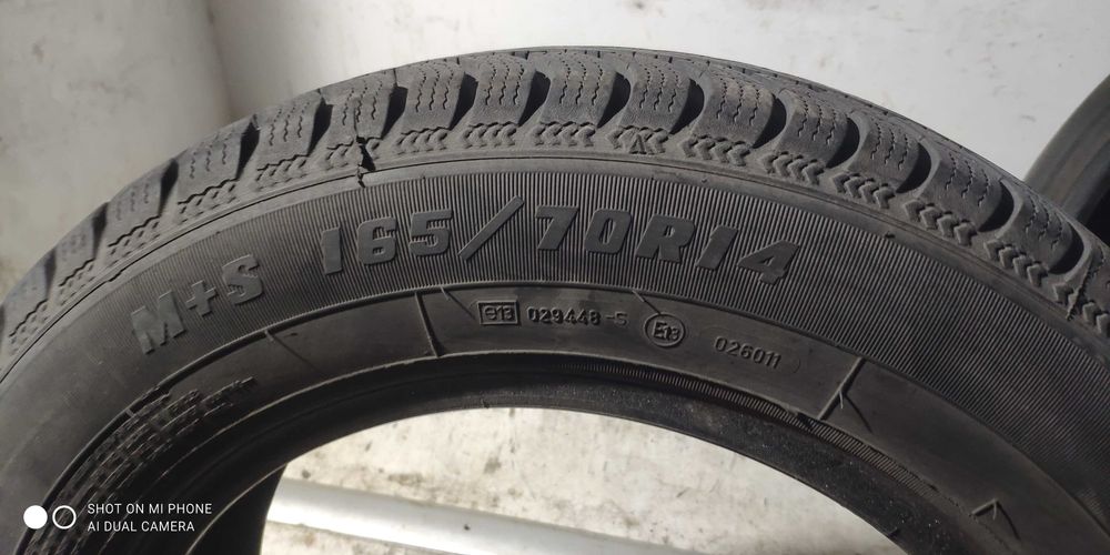 Opony 165/70R14 SAVA zimowe M+S ESKIMO S3 + para 2szt komplet 4szt
