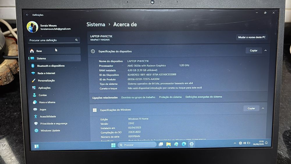Computador lenovo