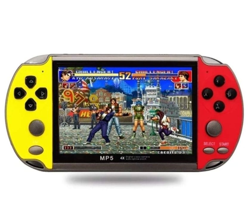 Consola videojogos portátil X7 bateria recarregável (incluí 300 jogos)