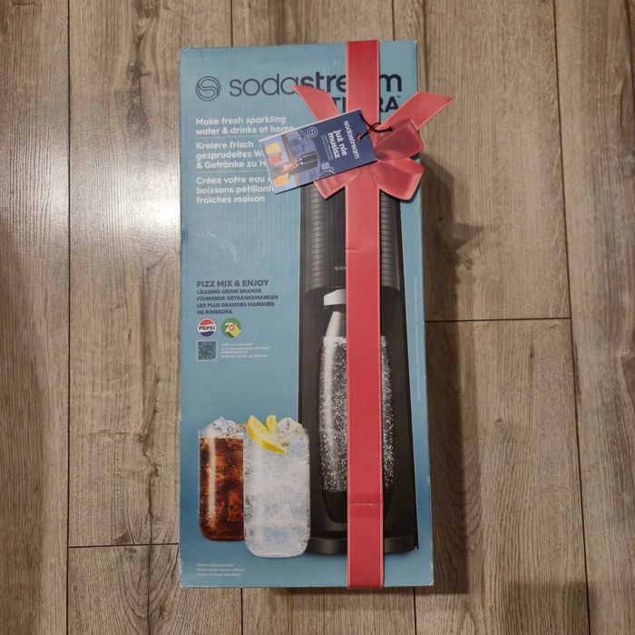 Saturator Sodastream Terra Czarny + Nabój z gazem CO2