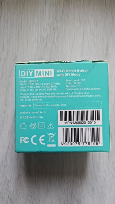 WI-FI Реле Sonoff mini R2 smart home