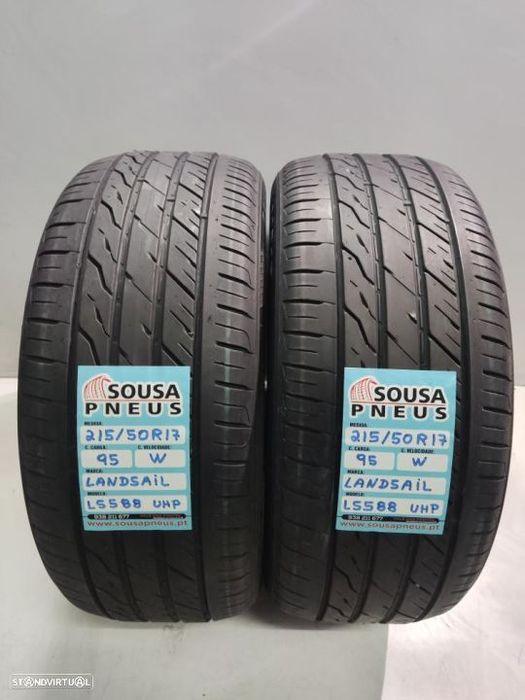 2 pneus semi novos 215-50r17 oferta dos portes
