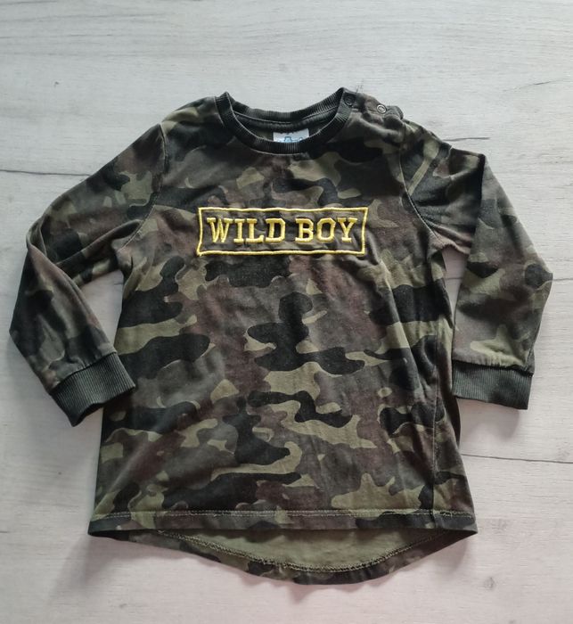 Koszulka moro z długim rękawem r. 98