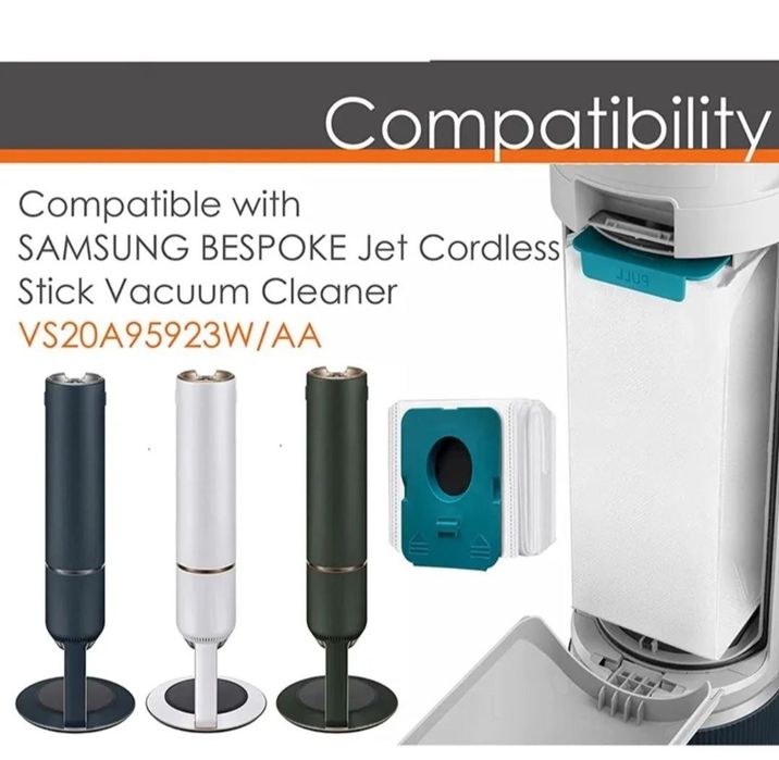 Samsung Jet Bot/Samsung Bespoke фільтр та мішки