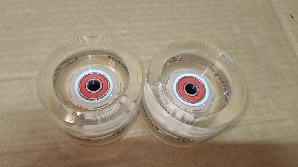 FunTomia 2szt.LED skateboardowe kółka Big Wheels 70x51mm80A
