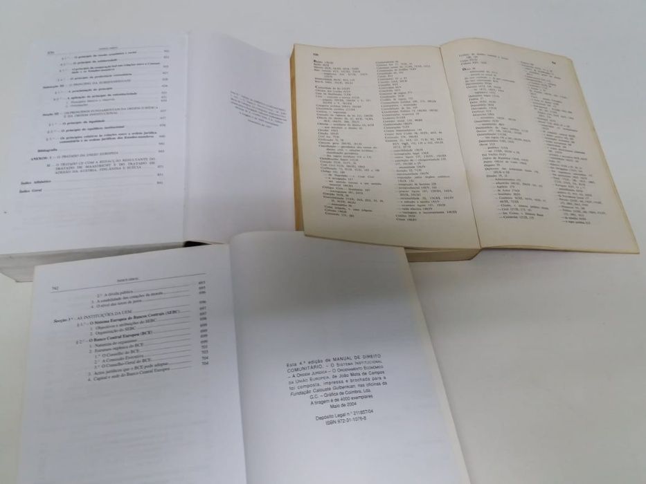 Manuais de Direito e Direito Comunitario